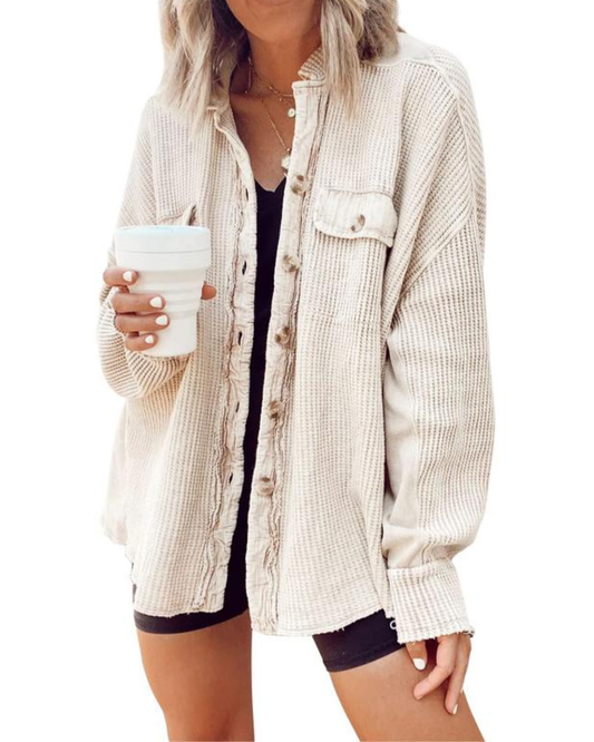 Chaqueta De Punto Oversize